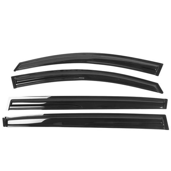 Ikon Motorsports Window Visor Compatible with 11-16 Kia Sportage SL MU Style Acrylic Vent Windshield Deflector Rain Guard 4Pc Set Outside Mount 2011 2012 2013 2014 2015 2016