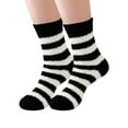 thumbnail image 5 of Vinsonshop 5 Pairs Mens Slipper Socks Fuzzy Socks for Men Fluffy Socks Winter Socks Fluzzy Socks Warm Socks Soft Socks Black One Size, 5 of 5