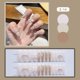 thumbnail image 1 of Lazo largo y puntiagudo de Fake Nails HUOGUO con diamantes de imitación x24, 1 of 5