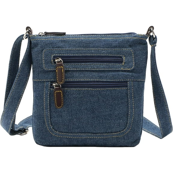 Crossbody Purses for Women Trendy Denim Small Cross Body Bag for Cell Phone Wallet