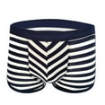 thumbnail image 1 of B91xZ Boxers pour Femmes Confort Flex Fit Ultra Doux en Coton Extensible, Bleu 5TG, 1 of 2