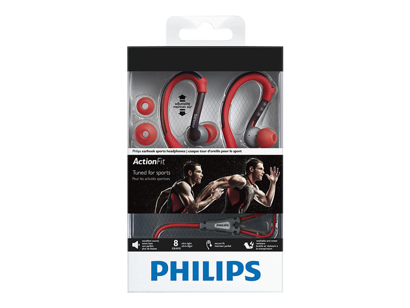 Philips ActionFit In-Ear Headphones Orange, SHQ3200 - image 3 of 6