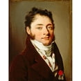 thumbnail image 2 of Louis Léopold Boilly 20x24 Gold Ornate Framed and Double Matted Museum Art Print Titled - Portrait of a Gentleman (circa 1800), 2 of 4