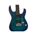 thumbnail image 4 of Charvel Pro-Mod Plus DK24 HH 2PT 6-String Electric Guitar with Ebony Fingerboard and Quilt Maple Top (Chlorine Burst), 4 of 4
