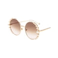 thumbnail image 1 of fastboy Lunettes de Soleil Rondes Perle ins, Lunettes de Soleil en Métal Transfrontalières, 1 of 9