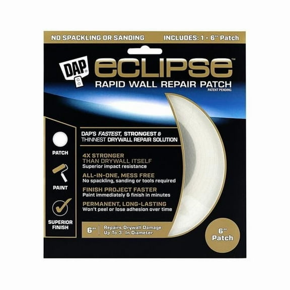 DAP  6 in. 09165 Eclipse Rapid Wall Repair Patch