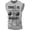 Heather Grey, variant on Gymish Spartan Warrior Workout Gym Shirt for Men – Motivational Lifting T-Shirt, Athletic Gym Wear, Military Green, Small