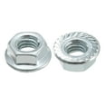 thumbnail image 2 of 5/16-18 Serrated Flange Hex Lock Nuts Carbon Steel 10 Pcs, 2 of 5