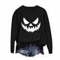 thumbnail image 2 of Yangnuo Womens Cute Halloweens Sweatshirts Women's Round Neck Printed Long Sleeve Hoodless Sweatshirts Fashion And Leisure Top, 2 of 4