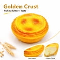 thumbnail image 2 of Egg Tart Crunchy Squishy Toy, Custard Tart Stress Ball, Crunchy Sound Handmade Fidget Toy, Stress Relief Sensory Toy for Kids Adults, Bakery Desk Decor Gift, 2 of 6