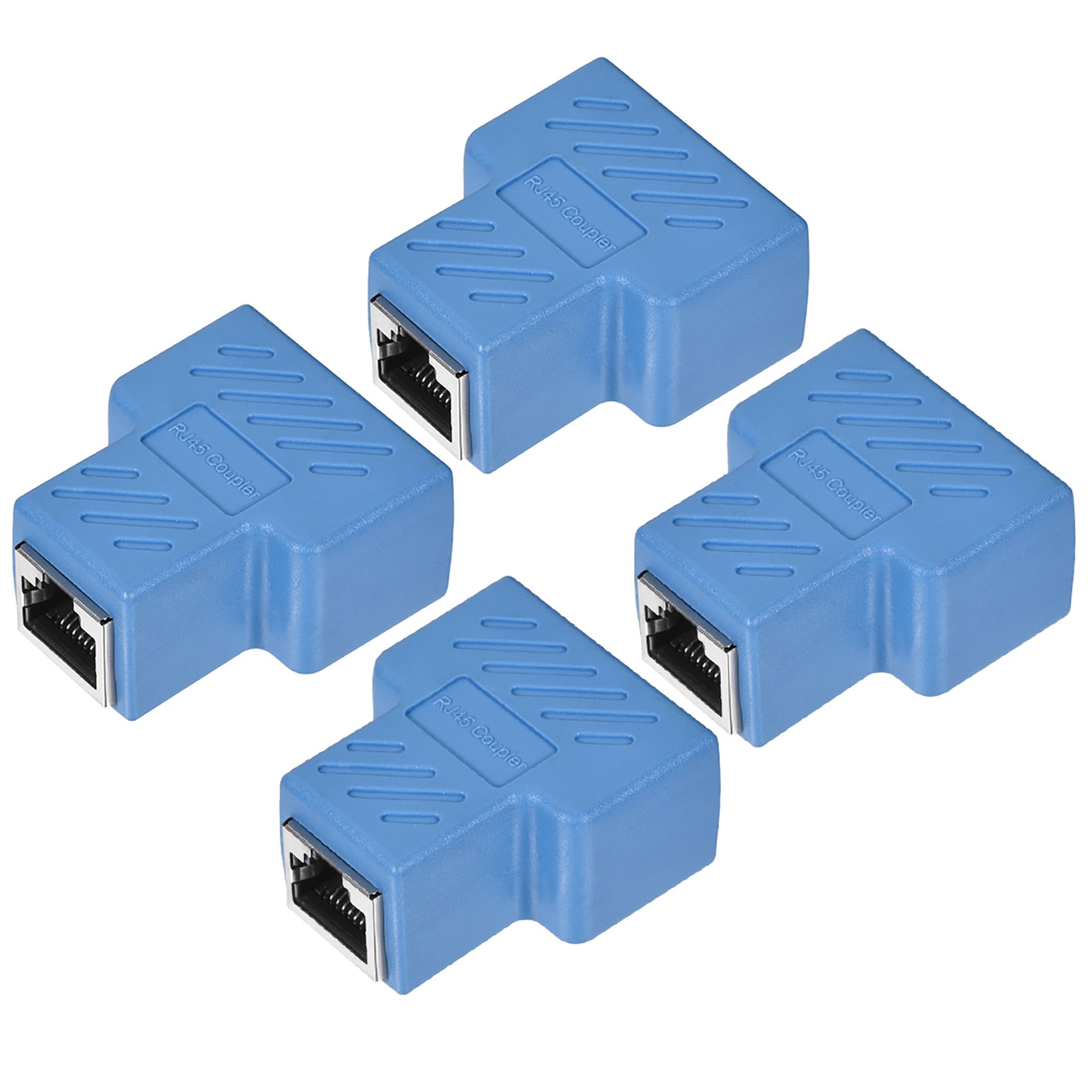 RJ45 Splitter Coupler Inline Connector 1 to 2 Splitter Cat7 Cat6 Cat5e