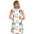 thumbnail image 2 of Bixox Robe Sans Manches à Imprimé Chiot pour Femmes avec Poches, Robe Décontractée Longueur Genou pour l'Été-TTG, 2 of 7