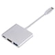 thumbnail image 3 of Estación de acoplamiento HUB tres en uno tipo C Conmutador de compatibilidad con HUB TIPO C a HDMI 4K60, 3 of 5
