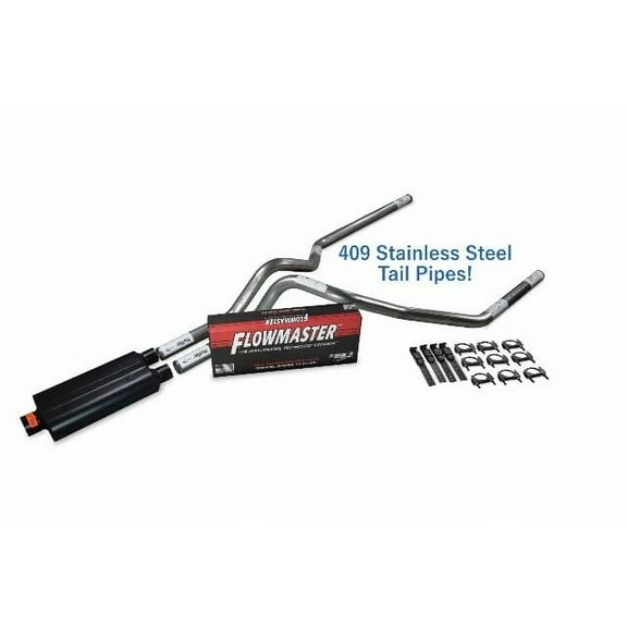 Ford F150 15-20 2.5" Stainless Dual Exhaust Kit Flowmaster 50 Series