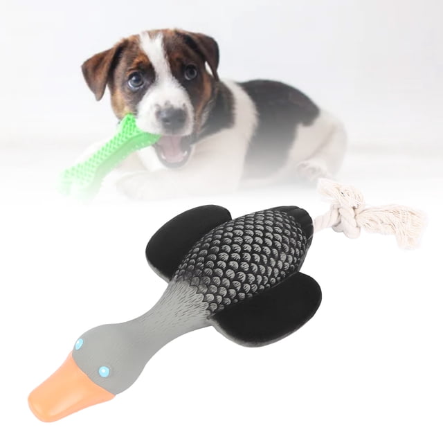 Juguete De Látex Para Perros, Juguete Suave Para Masticar Para Cachorros, Juego En Interiores, Juguete único Para La Dentición Con Forma De Ganso Para Perros Pequeños Y