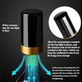 thumbnail image 3 of Aspiradora eléctrica Tapones de vino tinto espumoso Sellado de silicona Corcho Sellador a prueba de fugas Tapa Wine Saver Keeper Preserver Bar Golden Inevent HA009048-02B, 3 of 6