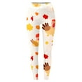 thumbnail image 4 of Elevated High Waisted Thanksgiving Print Leggings For Women Soft Stretchy Yoga Workout Pants Ideal Fitness And Everyday Casual Wear, 4 of 4