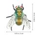 thumbnail image 2 of Realistic Housefly Fake Blowfly Tricky Insect Toy Fake Fly Model Insect Cognitive Plaything, 2 of 4
