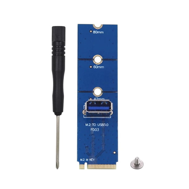 Adaptador M.2 a USB 3.0 NGFF M Clave Convertidor para minería PCIe X4 Riser JShteea El nuevo