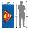 thumbnail image 6 of Superman Classic Logo Officially Licensed Beach Towel 30' X 60', 6 of 6