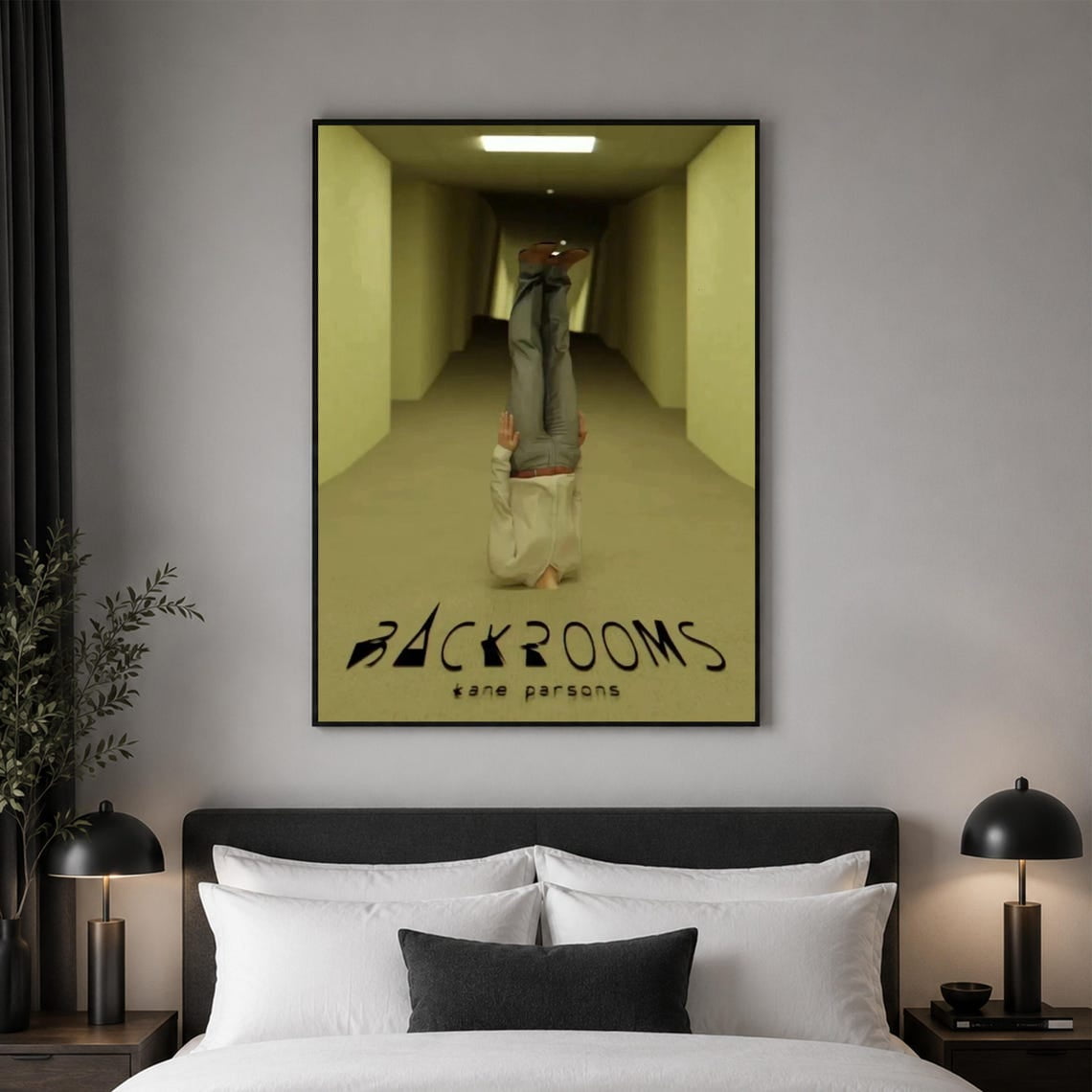 Backrooms (2026) Movie Poster, Horror Movie Wall Art Print Unframed Size 24''x36'' GooGate