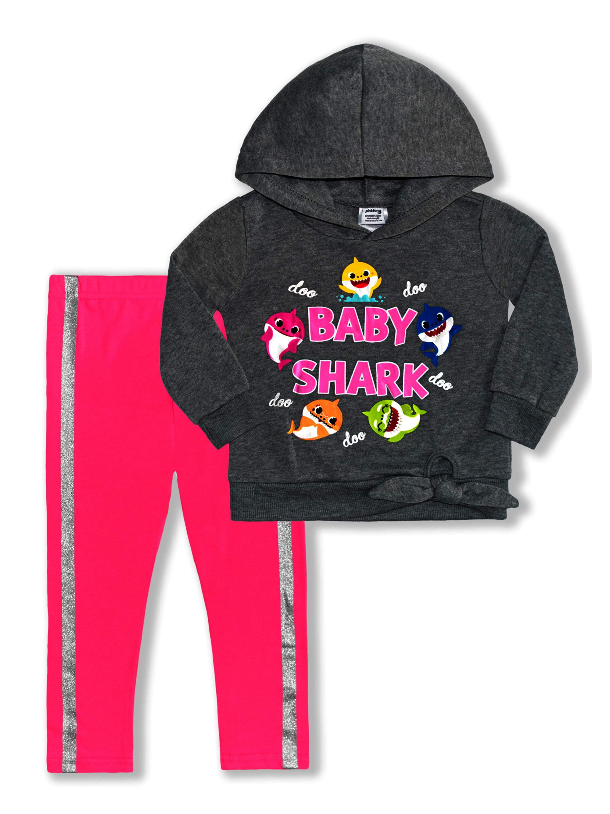 Baby Shark and Paw Patrol Nickelodeon Baby Boys’ Playwear Fleece Sweatsuit Set 2T-7 