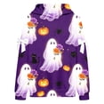 thumbnail image 4 of Spooky Season Hoodies for Women Oversized Sweatshirt Casual Fall Outfit Trendy Lounge Tops, 4 of 4