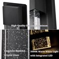 thumbnail image 4 of Outdoor LED Wall Light for Garage & Porch, 12W Bright Hardwired Exterior Wall Sconce, Waterproof Metal Outdoor Light Fixture, 4 of 10