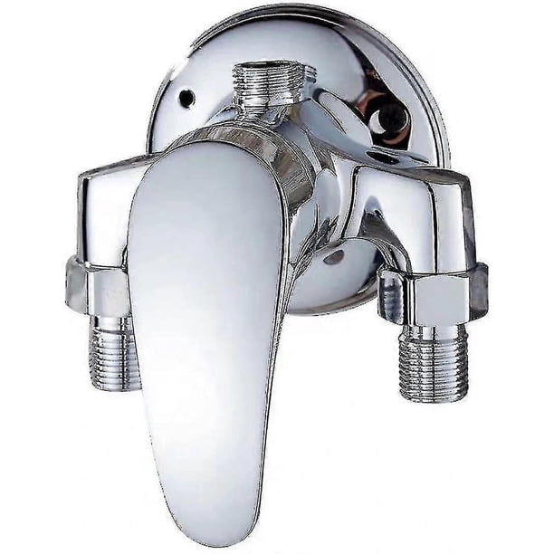 Shower Mixer Tap Bathroom Faucet Wall Mounted Single Lever Brass Shower Mixer For