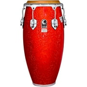 Toca Custom Deluxe Solid Fiberglass Congas 11 in. Red Sparkle