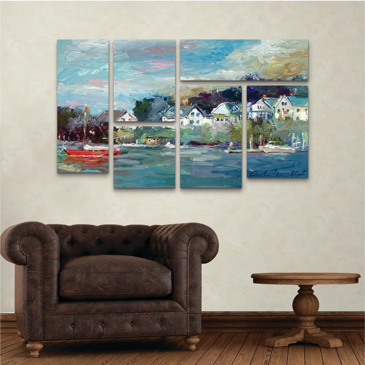 Trademark Fine Art 'Dock' Canvas Art by Richard Wallich