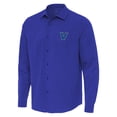 thumbnail image 2 of Men's Antigua Royal Villanova Wildcats Exposure Woven Long Sleeve Button-Up Shirt, 2 of 3