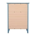 thumbnail image 5 of Glory Furniture Izzy Solid Wood 1-Drawer/1-Door Nightstand in Teal, 5 of 7
