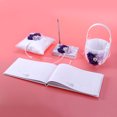 thumbnail image 2 of CRILSTYLEO 4pcs Wedding Supply Notebook with Ribbon for Bride Back to School, 2 of 5