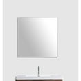 thumbnail image 2 of Eviva Sax 30" Brushed Metal Frame Bathroom Wall Mirror, 2 of 4