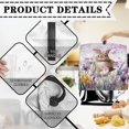 thumbnail image 4 of TSOVTHRID Easter Rabbit Bunny Print Stand Mixer Cover Easter Decor Reusable Coffee Maker Cover Egg Tulip Butterfly Pattern Kitchen Appliance Dust Cover Compatible with 4.5-5 Quart Stand Mixer,S, 4 of 7