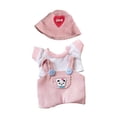 thumbnail image 2 of Ropa para muñecas de peluche Perfecl conjunto de pantalones rosa 15 a 17 cm, 2 of 8