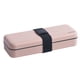 thumbnail image 3 of Kit de costura Tijeras Dedal Hilo Agujas de coser Cinta métrica Caja de transporte Set - Rosa claro Inevent HA2839-03B, 3 of 6