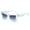 Transparent Blue, variant on Trendy Cat Eye Sunglasses: UV Protection, Plastic & Metal Frames, Personalized Fashion Style, PC Lenses