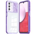 thumbnail image 5 of Designed for Motorola Moto G Stylus 5G 2024 Hybrid Cases with Sliding Camera Cover Transparent Back Slim Shockproof Bumper TPU Protective Phone Case Cover [Purple], 5 of 7
