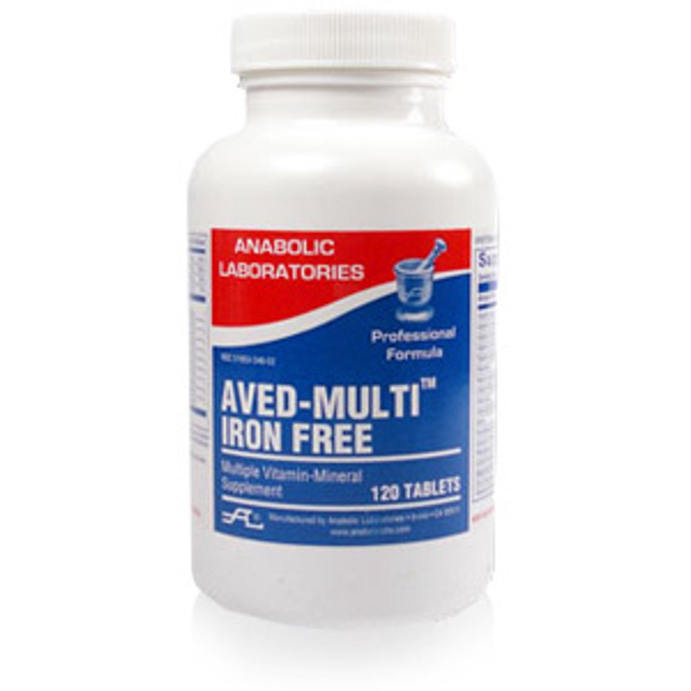 Anabolic Laboratories AVEDMULTI Iron Free, 120 Tablets