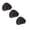 Black, variant on Cat Ears Hair Donut Chignon Clip-In Messy Hair Bun - Space Bun Hair Pieces, Cat Ear Hair Extensions, Wig Accessory, Ponytail Hairpieces Synthetic Fiber, Easy DIY, Trendy Style