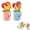 A+B, variant on Ceramic Measuring Spoon Set with Flower Pot Holder, 5-Piece Cute Baking Spoons, Decorative Kitchen Tools for Cooking, Baking, and Coffee Prep, Unique Gift Idea
