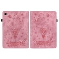 thumbnail image 2 of Case for Samsung Galaxy Tab A9+/ A9 Plus 11 inch , Butterfly & Rose Embossed Magnetic Clasp Stand Premium Multi-Angle Flip PU Leather Case with Stylus Holder Tablet Case,Pink, 2 of 7