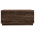 thumbnail image 5 of vidaXL Coffee Table with LED Lights Brown Oak 90x50x40 cm, 5 of 5