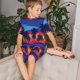 thumbnail image 4 of Balery Beach with Palm Trees Conjunto de Pijama Infantil de Manga Corta con Estampado – Ropa de Dormir de Algodón Suave-3X-Large, 4 of 6