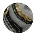 thumbnail image 4 of WYYP Marble Swirl Design Round Tablecloth Waterproof Resistant Fabric 100% Polyester Fiber White, 4 of 8