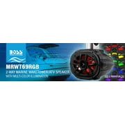 BOSS Audio Systems MRWT69RGB 6 x 9 Inch ATV UTV Marine Waketower Stereo Speakers