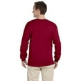 thumbnail image 2 of The Gildan Adult Ultra Cotton 6 oz Long Sleeve T-Shirt - CARDINAL RED - 2XL, 2 of 2