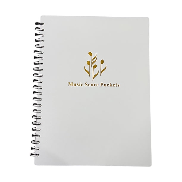 Carpeta multifuncional de oficina y papelería para modificar notas, partituras y clips de música Clip de música
